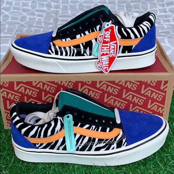VANS COMFYCUSH OLD SKOOL ZEBRA Tldepoolsrt The WbW - Picture 5 of 16
